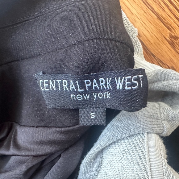 Central Park West Girls Black Blazer with Grey Hoodie Size S - Picture 2 of 3